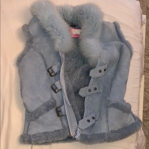 Mitchie’s Blue Fur Vest